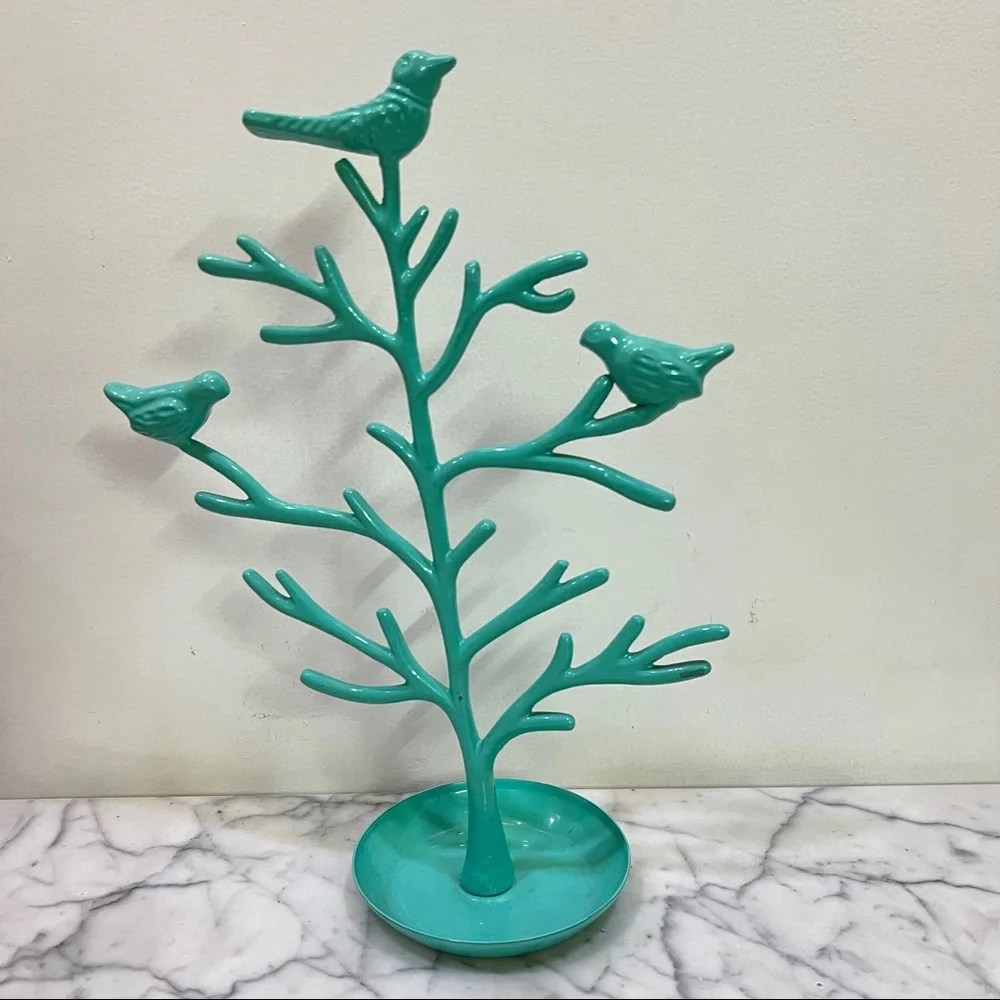 Metal tree shaped jewellery stand - Picture 2 of 2
